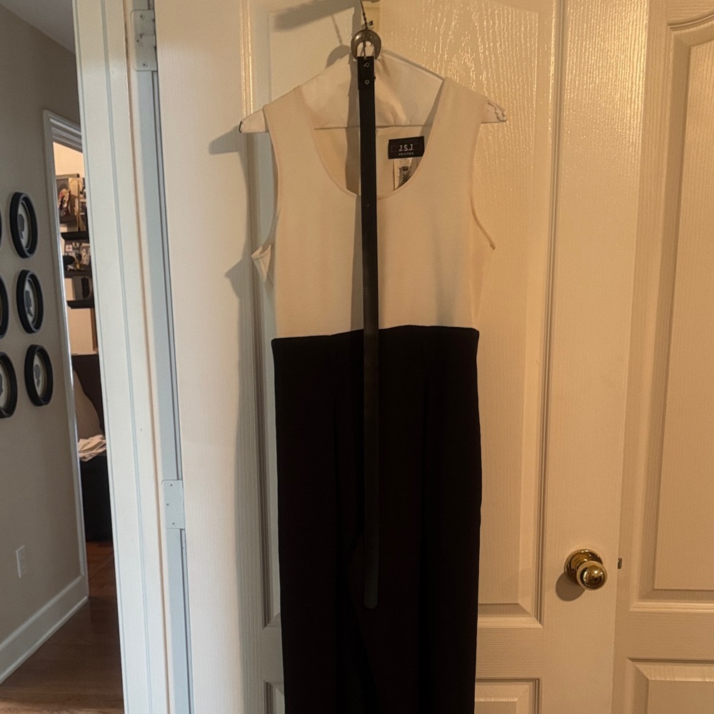 H&M Black and Cream jumpsuit